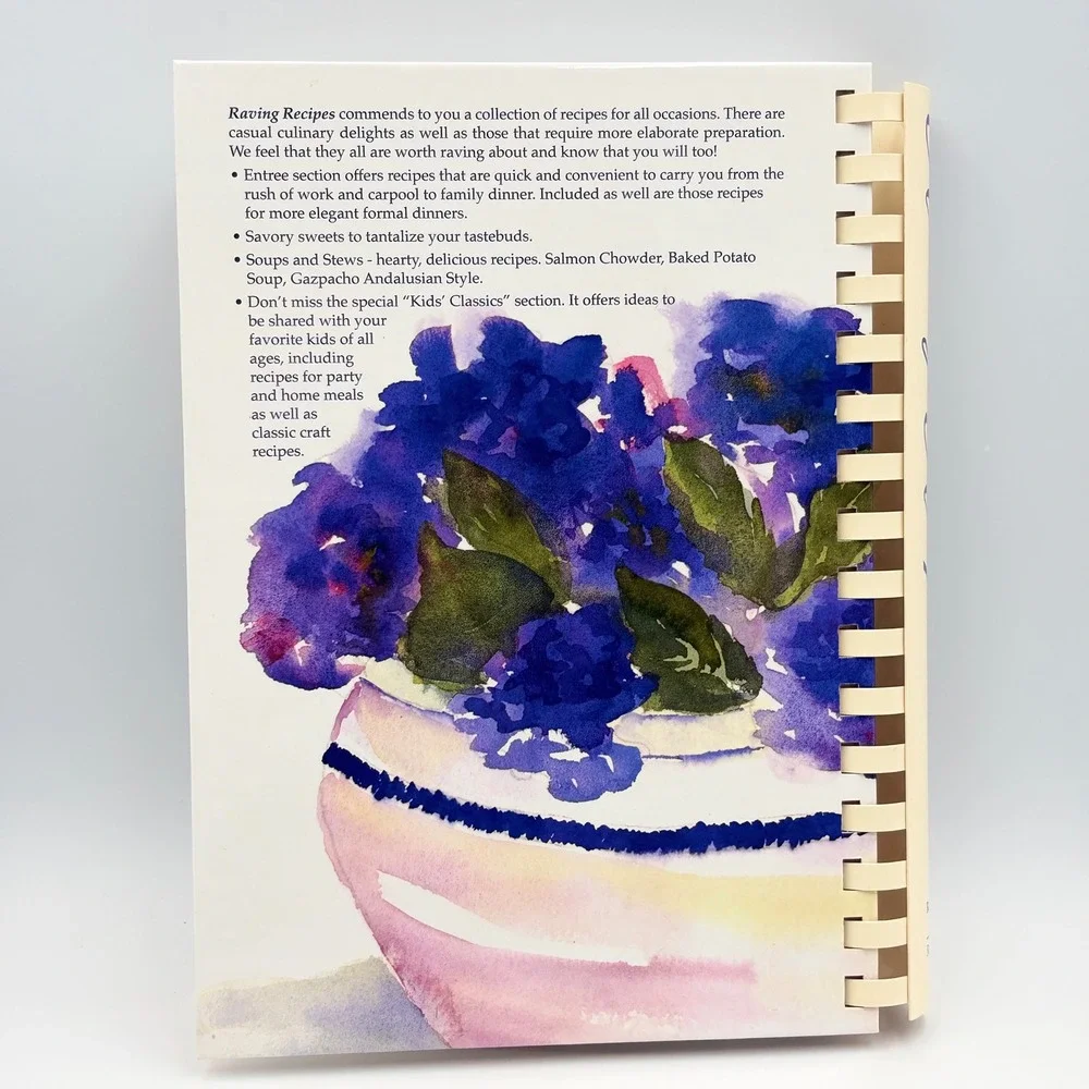Raving Recipes Ravenscroft School Cookbook‎ 1995 First Printing Raleigh NC